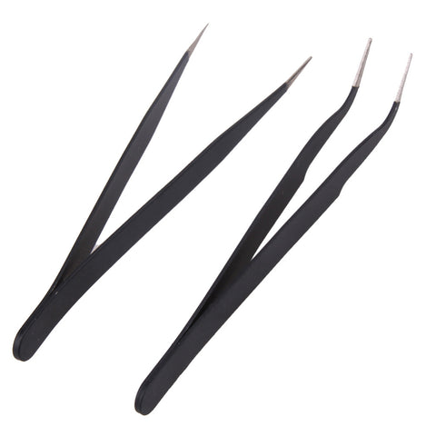 Black Nail Art Tweezers